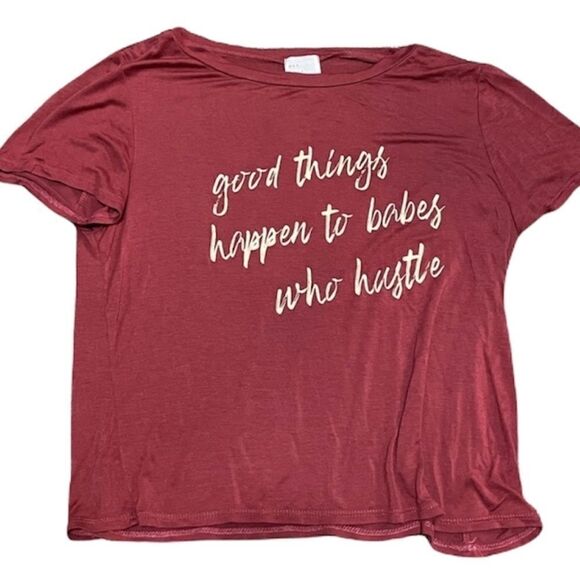 Women’s cropped shirt (large) babes who hustle - Picture 2 of 4